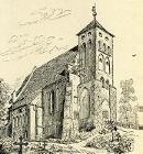 Die St. Katharinenkirche zu Arnau, um 1890