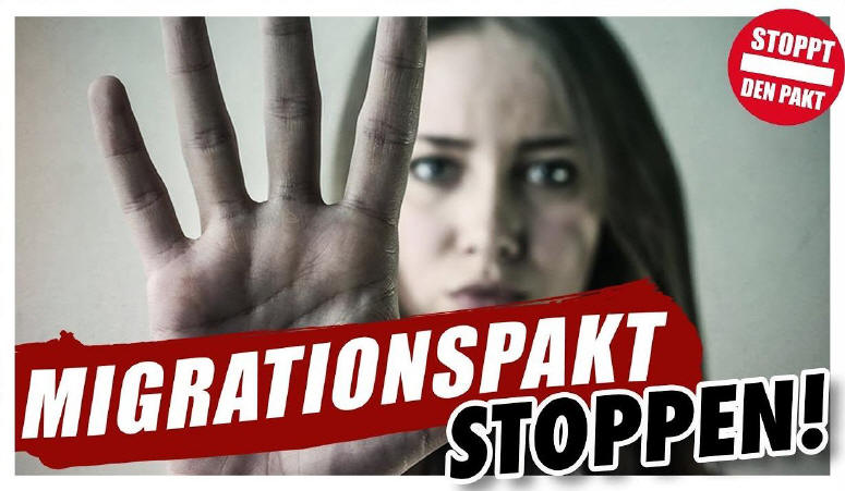 UN-Migrationspakt stoppen - weiter zur Petition: Bild anklicken!