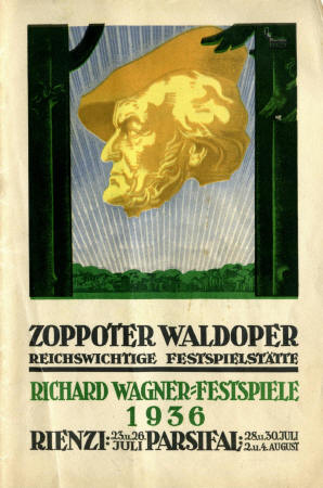 Programmheft der Richard Wagner-Festspiele 1936 - Titelblatt anklicken um das Dokument anzuzeigen!